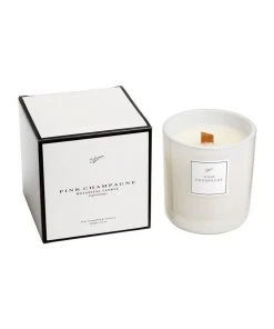 Sohum Eco Cedarwick Candle Pink Champagne