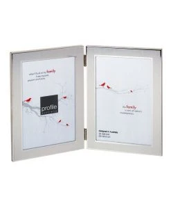 Profile Eternal Vertical Double Frames Silver