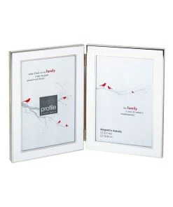 Profile Eternal Vertical Double Frames White