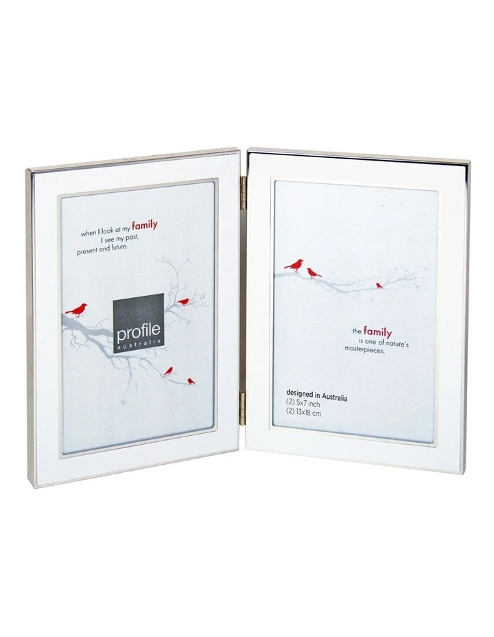 Profile Eternal Vertical Double Frames White 1 Profile Eternal Vertical Double Frames White