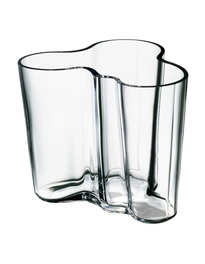 IITTALA Alvar Aalto 9.5cm Glass Vase Clear 1 IITTALA Alvar Aalto 9.5cm Glass Vase Clear