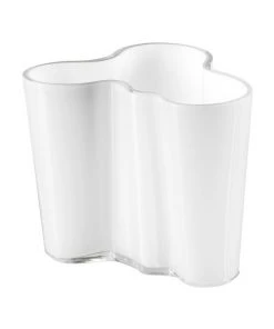 IITTALA Alvar Aalto 9.5cm Glass Vase White