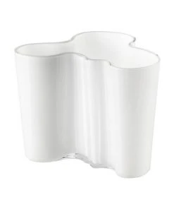 IITTALA Alvar Aalto 12cm Glass Vase White
