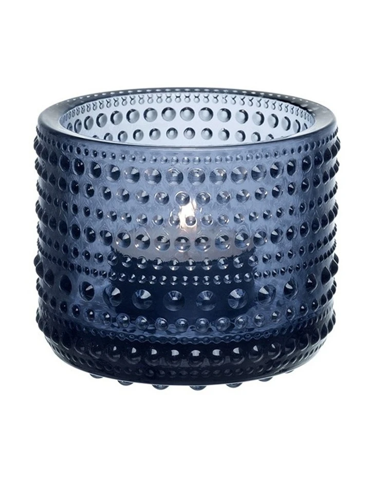 IITTALA Kastehelmi 6.5cm Votive Dark Blue 1 IITTALA Kastehelmi 6.5cm Votive Dark Blue