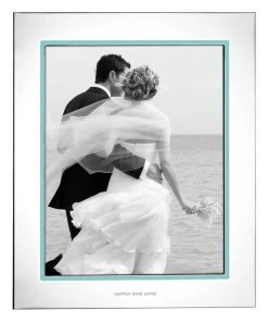 Kate spade new york Take The Cake Frame 8x10" Photo Frame Silver/Blue