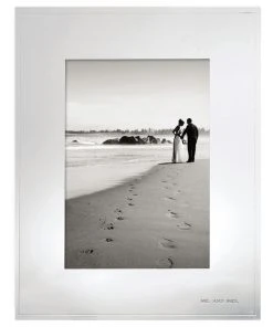 Kate spade new york Darling Point 5x7" Photo Frame Silver/White