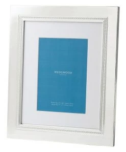 Wedgwood Simply Wish 8x10" Photo Frame Mirrored Silver