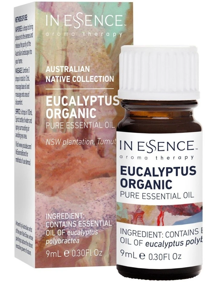 In Essence Australian Native Eucalyptus Organic Pure Essential Oil 9ml 1 In Essence Australian Native Eucalyptus Organic Pure Essential Oil 9ml