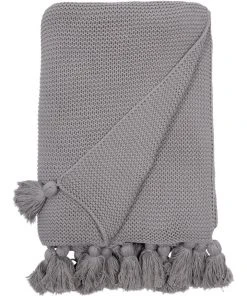 Vue Melaky Knitted Throw Grey