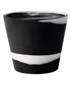 Wedgwood Burlington Pots 5inch Pot White/Black