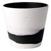 Wedgwood Burlington Pots 6inch Pot Black/White