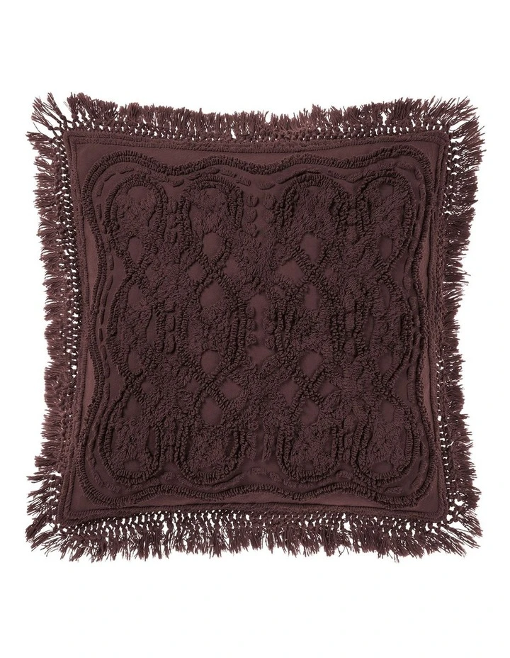 Linen House Somers European Pillow Case Espresso 1 Linen House Somers European Pillow Case Espresso