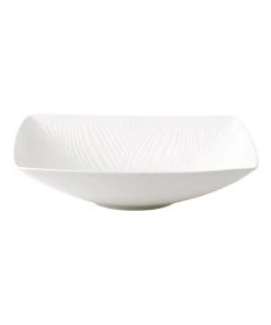 Wedgwood White Folia 26cm Statement Bowl White