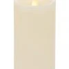 Heritage Premium Wax Coated Flickering Flameless Candle 8x15cm