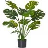 Rogue Artificial Monsteria 12 Leaves in Garden Pot 90cm