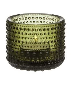 IITTALA Kastehelmi 6.4cm Votive Green