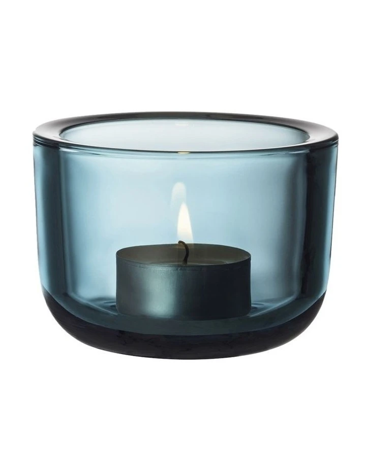 IITTALA Valkea Votive 6cm Candle Holder Sea Blue 1 IITTALA Valkea Votive 6cm Candle Holder Sea Blue