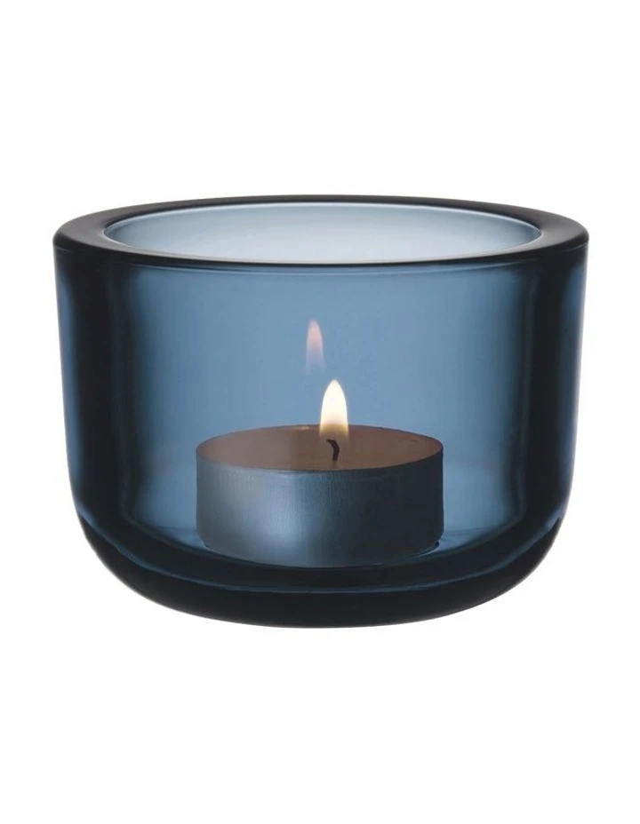 IITTALA Valkea Votive 6cm Candle Holder Dark Blue 1 IITTALA Valkea Votive 6cm Candle Holder Dark Blue