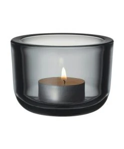IITTALA Valkea Votive 6cm Candle Holder Grey