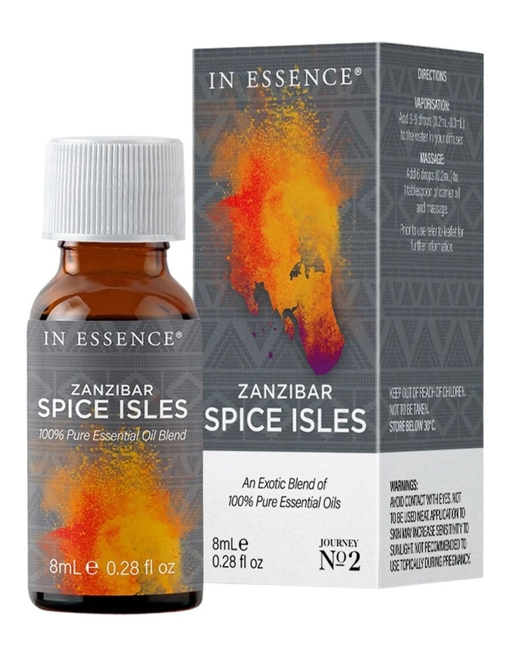 In Essence Zanzibar Spice Isles Pure Essential Oil Blend 8ml 1 In Essence Zanzibar Spice Isles Pure Essential Oil Blend 8ml