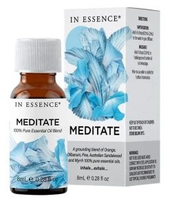 In Essence Lifestyle Meditate Pure Essential Oil Blend 8ml