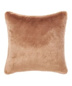 Linen House Selma Square Cushion Burnt Orange