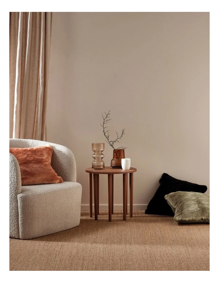 Linen House Selma Square Cushion Burnt Orange 2 Linen House Selma Square Cushion Burnt Orange - Image 2