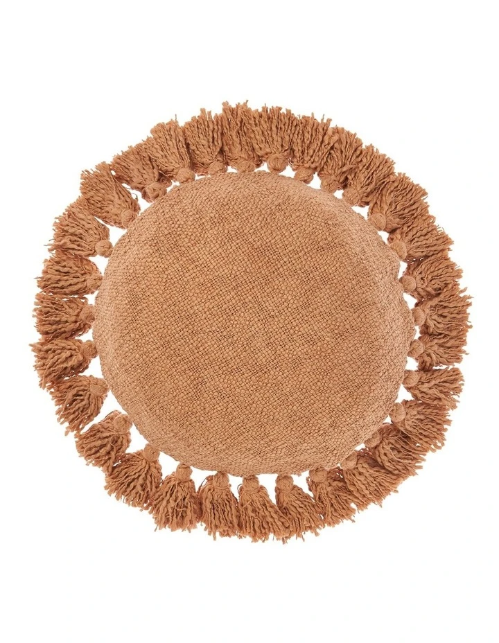 Linen House Florida Cushion in Brandy Brown 1 Linen House Florida Cushion in Brandy Brown