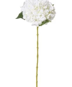 Rogue Hydrangea 65cm Artificial Stem White