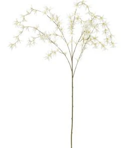 Rogue Cascading Flower Spray 105cm Artificial Stem White