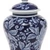 Heritage Hand-painted Round Ginger Jar
