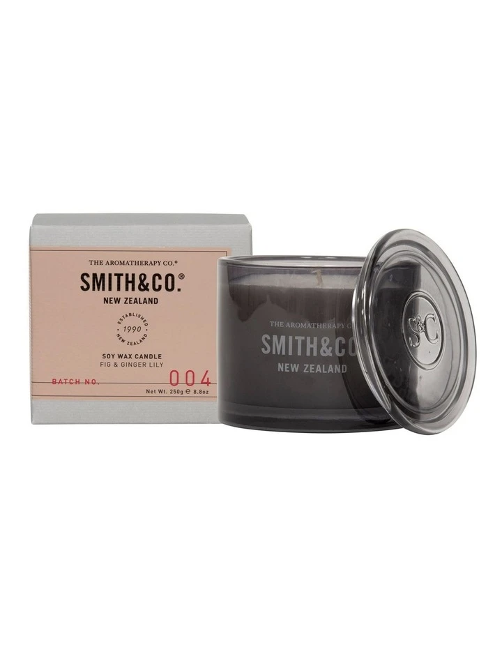 The Aromatherapy Company Smith & Co Fig & Ginger Lily Candle 1 The Aromatherapy Company Smith & Co Fig & Ginger Lily Candle