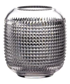 Waterford Jeff Leatham infinity 24cm Glass Vase Crystal Clear