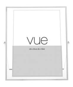 Vue Abbie 20x25cm Glass Photo Frame Silver