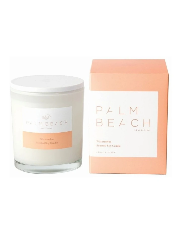 Palm Beach Collection Watermelon 420g Scented Soy Candle 1 Palm Beach Collection Watermelon 420g Scented Soy Candle