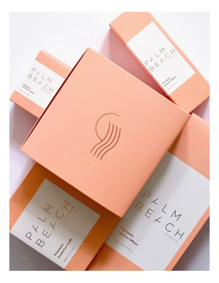 Palm Beach Collection Watermelon 420g Scented Soy Candle 3 Palm Beach Collection Watermelon 420g Scented Soy Candle - Image 3