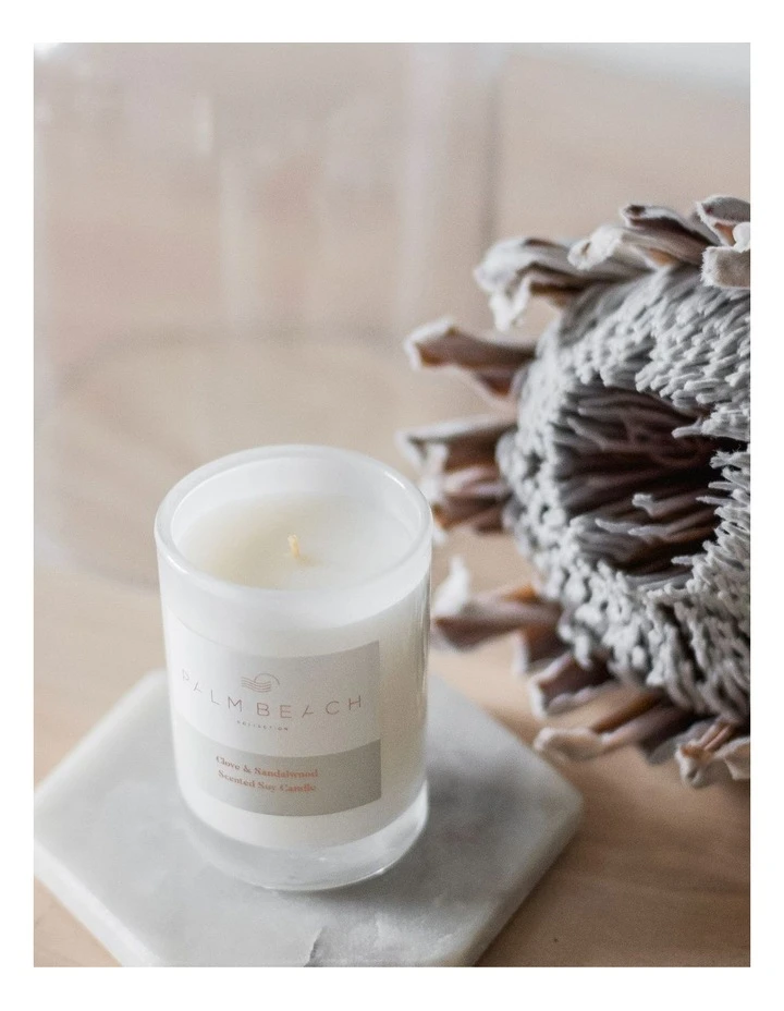 Palm Beach Collection Clove & Sandalwood 90g Scented Soy Candle 2 Palm Beach Collection Clove & Sandalwood 90g Scented Soy Candle - Image 2