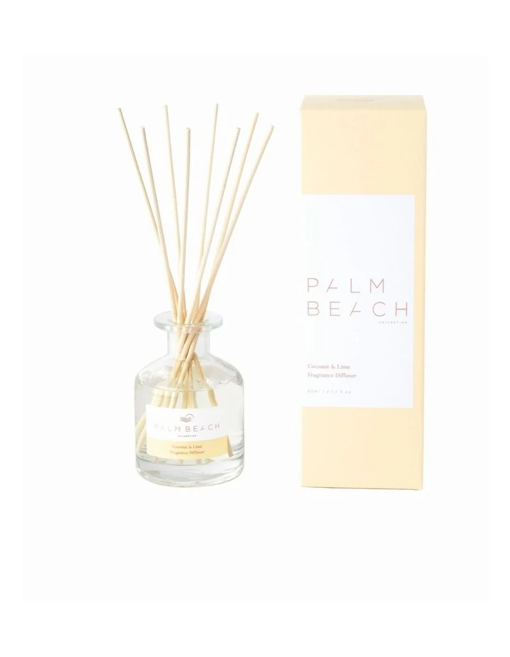 Palm Beach Collection Coconut & Lime 50ml Mini Fragrance Diffuser 1 Palm Beach Collection Coconut & Lime 50ml Mini Fragrance Diffuser