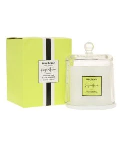 True Home Signature Persian Lime & Lemongrass Candle With Cloche
