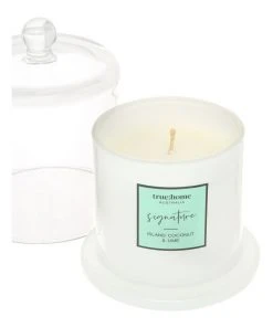 True Home Signature Island Coconut & Lime Candle With Cloche -The Shine Nook Sales Store 707928850 3 720x928
