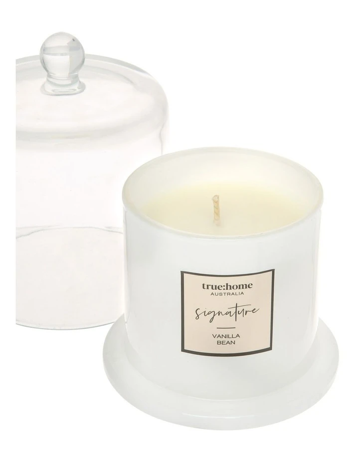True Home Signature Vanilla Bean Candle With Cloche 3 True Home Signature Vanilla Bean Candle With Cloche - Image 3