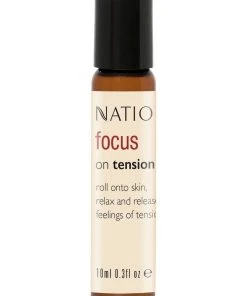Natio Focus On Tension Pure Essential Oil Blend Roll On