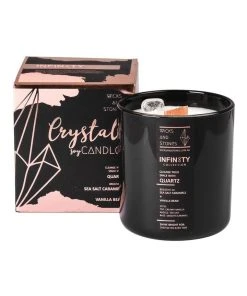 Wicks and Stones Infinity Quartz Candle