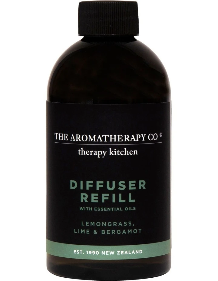 The Aromatherapy Company Therapy Kitchen Lemongrass Lime & Bergamot Diffuser Refill 1 The Aromatherapy Company Therapy Kitchen Lemongrass Lime & Bergamot Diffuser Refill