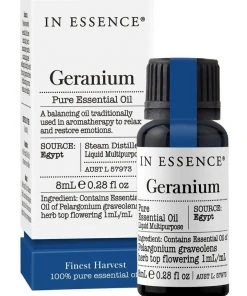 In Essence Geranium Pure Essential Oil 8ml