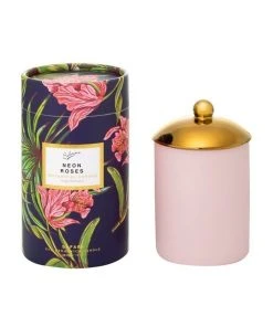 Sohum Eco Candle Neon Roses