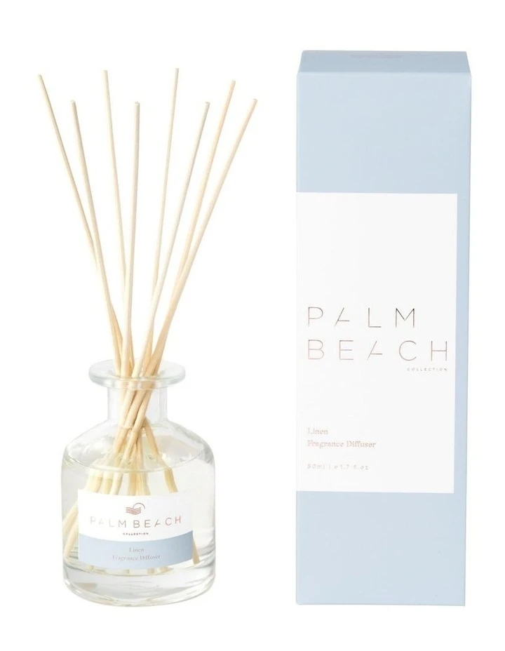 Palm Beach Collection Linen 50ml Mini Fragrance Diffuser 1 Palm Beach Collection Linen 50ml Mini Fragrance Diffuser
