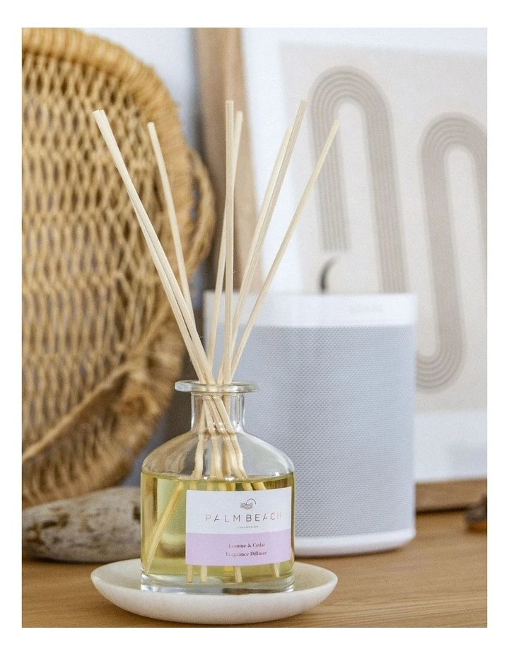 Palm Beach Collection Jasmine & Cedar 250ml Fragrance Diffuser 2 Palm Beach Collection Jasmine & Cedar 250ml Fragrance Diffuser - Image 2