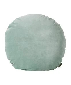 Aura Home Luxury Velvet 55cm Round Cushion in Jade