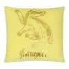 Harry Potter Hufflepuff Square Cushion Gold